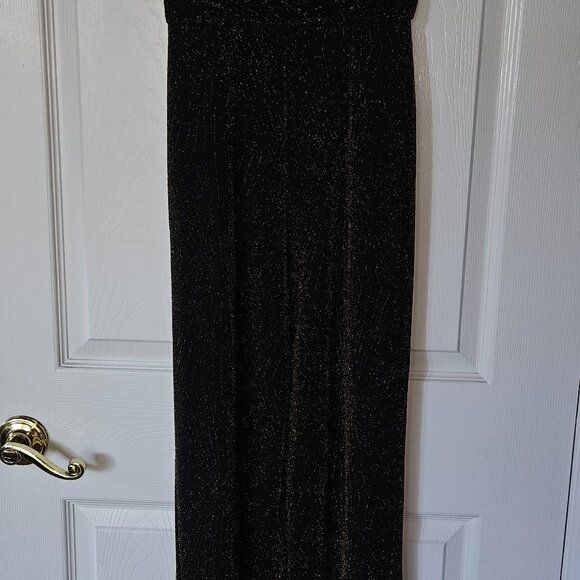 Black & Gold Glitter Romper - Picture 2 of 3